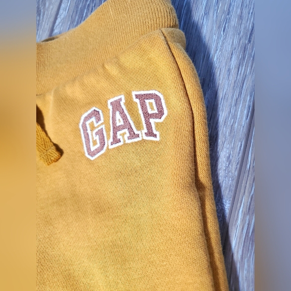 GAP toddler boy's mustard yellow joggers Size 3 - Picture 4 of 6